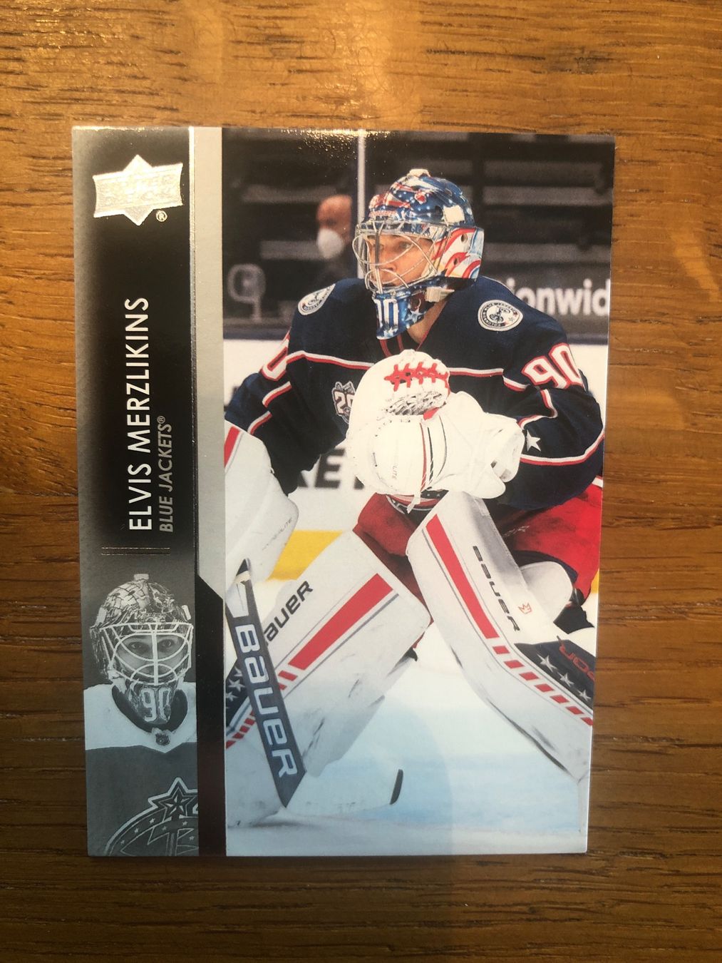Topps Carte collezionabili: Upper Deck Hockey Elvis Merzlikins – Usato da Wangenried venduto da Garagara