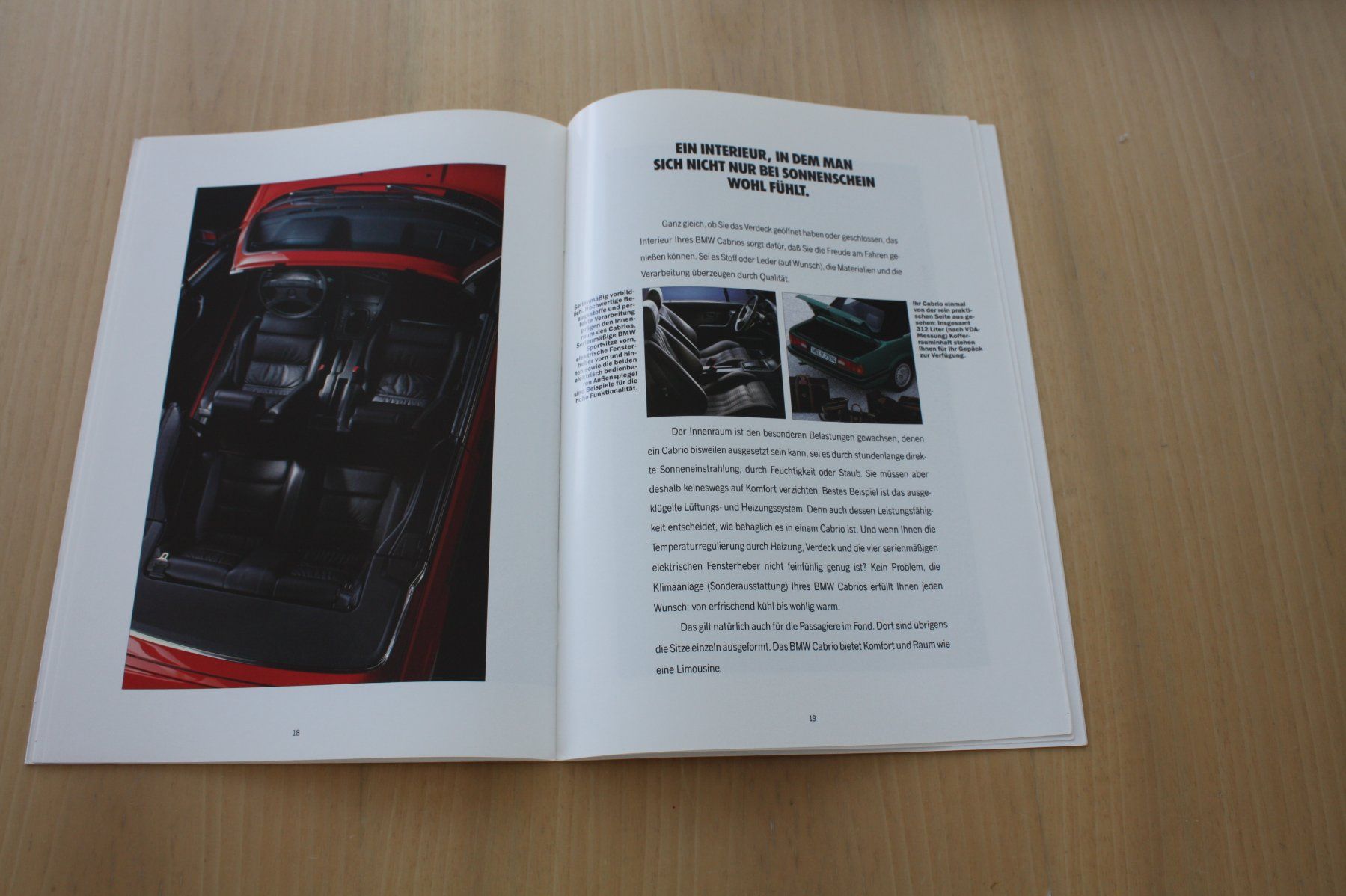BMW Documenti: BMW 3er Cabrio Prospekt  E30   1991 – Usato da Wikon venduto da erwin400 5