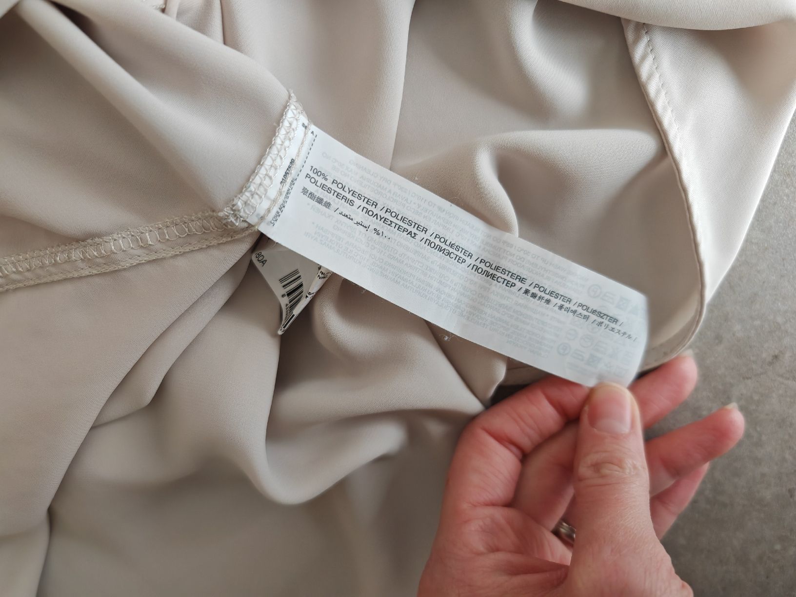 Mango Camicette: Chemisier Mango beige élégant taille XS – Nuovo (secondo la descrizione) da Longirod venduto da ali_nsd5 2