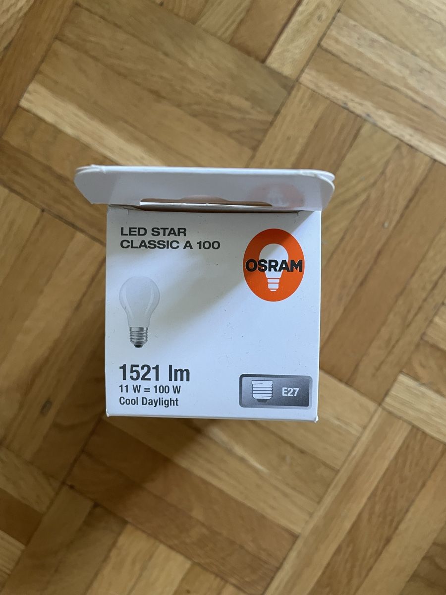 Osram Lampade: OSRAM LED Lampe, E27, Neu, Kaltes Licht – Nuovo (secondo la descrizione) da Zürich venduto da 01pippa 4