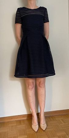 Dunkelblaues Cocktailkleid / Ballkleid / Abendkleid