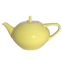 Vintage Rössler Keramik-Teekanne – Gelb – Swiss Design