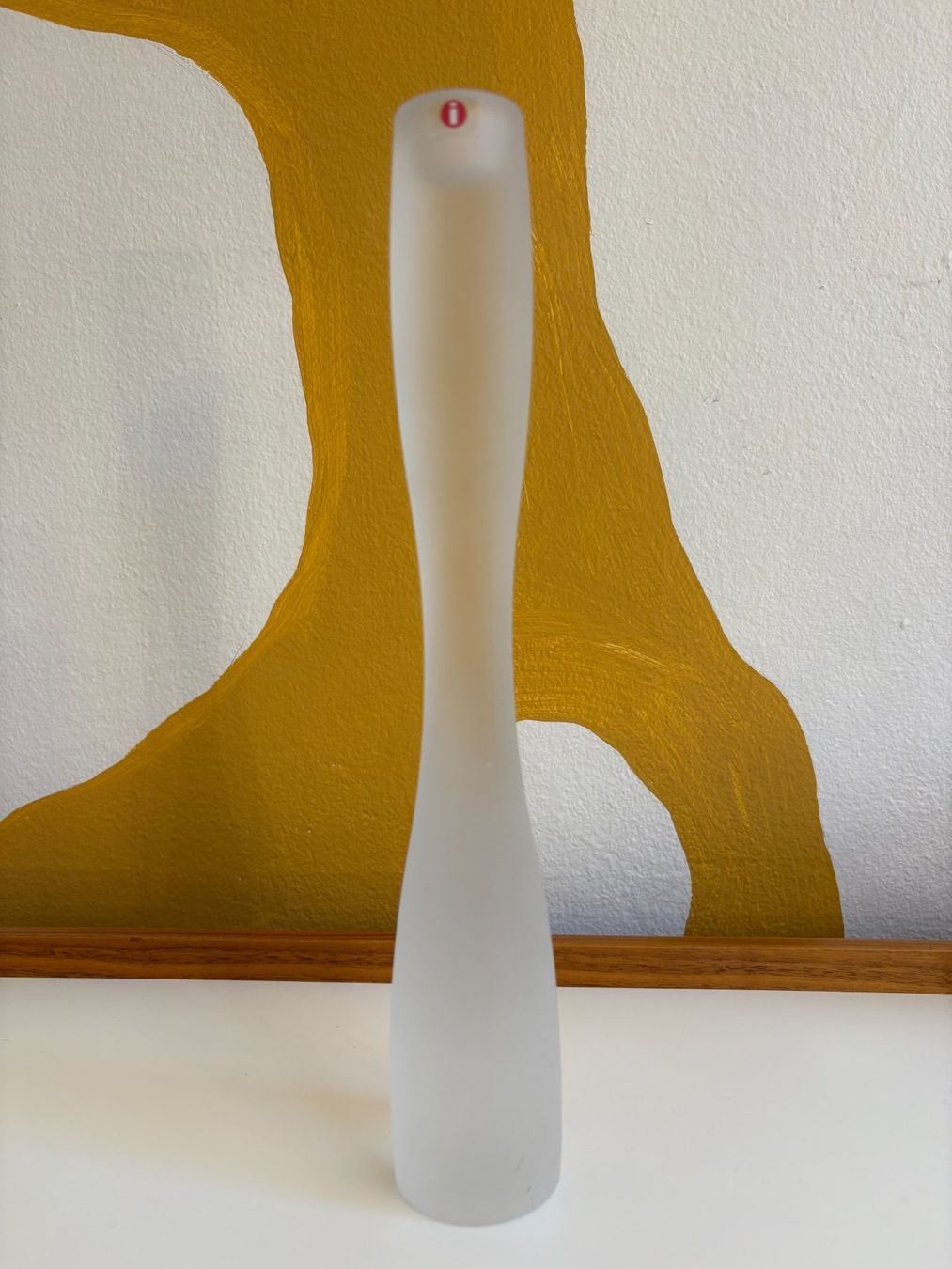 Iittala Portacandele: Iittala "Marcel" Glas Kerzenständer Timo Sarpaneva 31 cm – Usato da Zürich venduto da timeless.tones
