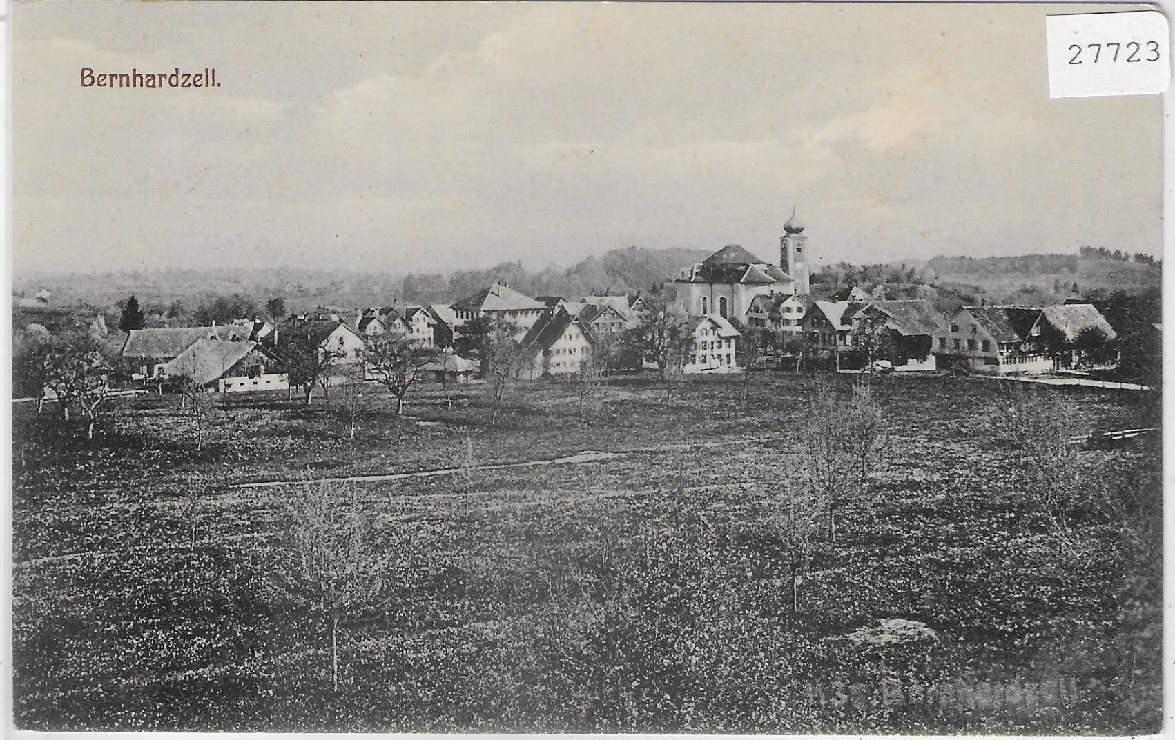 Cartoline postali: Bernhardzell - Generalansicht – Usato da Ettingen venduto da Kartenplanet