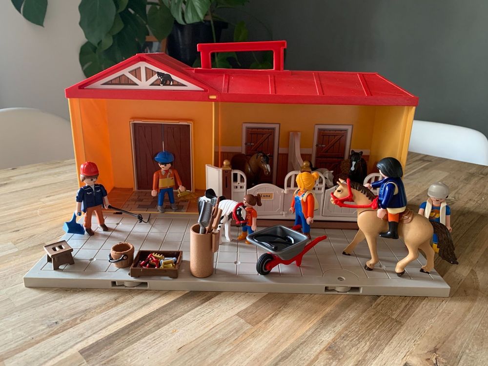 Playmobil Pferdestall zum mitnehmen 5348 | Kaufen auf Ricardo