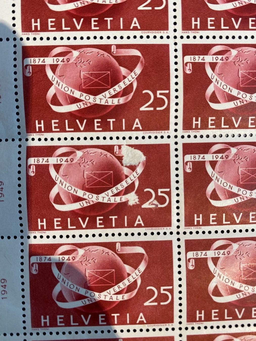 Tutti i francobolli: 1949 Nr. 295 / 523 Bogen Postfrisch ungestempelt  ** – Nuovo (secondo la descrizione) da Wil SG venduto da Chefsugus 3