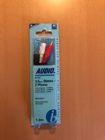 Adapter 2xCinch zu 3.5mm Stereo Klinke, neu/originalverpackt