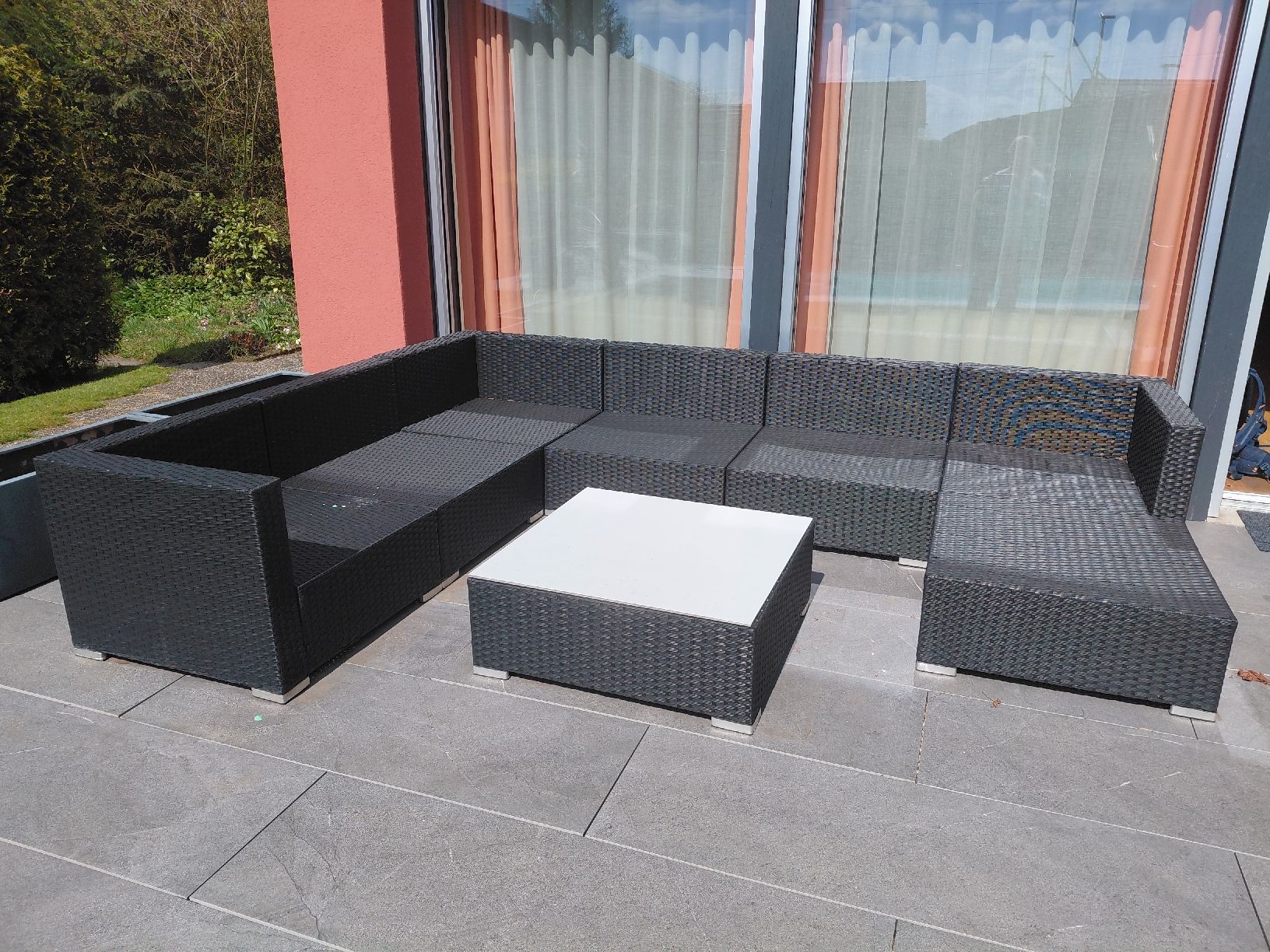Gonser Sofas: Gebrauchte grosse Rattan Lounge  – Gebraucht aus Erlinsbach von Samphia