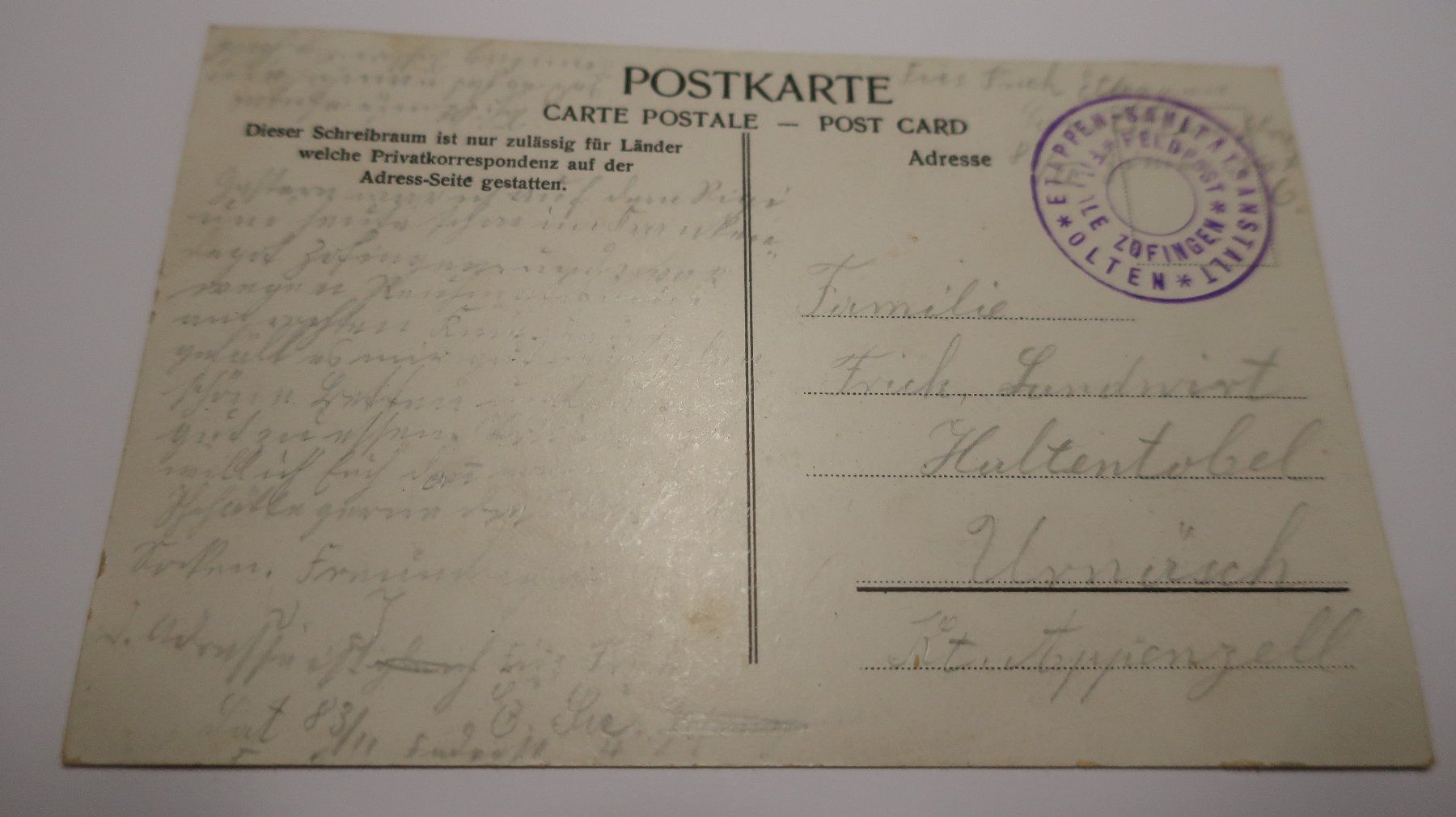 Ansichtskarten: Gruss vom Rigi  N° 1668 – Defekt aus Cormoret von Pascalll2001 8