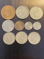 Suède, lot 10 monnaies argent Billon