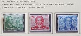 Nr. 61-63, Berlin Satz von Goethe, feiner Falz Kt. 90.-