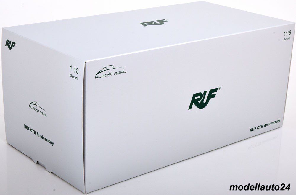 Porsche Modellautos: Porsche RUF CTR 2017 gelb / Almost Real 1:18 – Neu und originalverpackt aus Seuzach von Modellauto24 4
