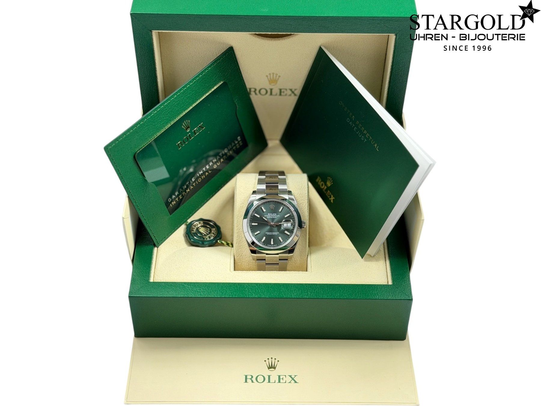 Rolex Montres: Rolex Datejust 41 green - 126300 – D'occasion à Zürich par Stargold-Uhren 2
