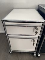 USM Haller Rollcontainer weiss, 2 Schubladen