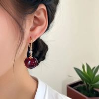 🍒 Süssi Kirsche18k vergoldete Ohrhänger