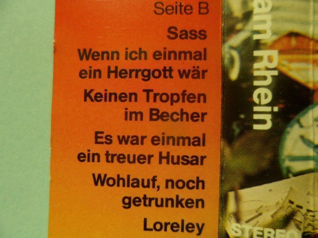 Musicassette: Beim Wein am Rhein – Usato da Langnau i. E. venduto da mar_hw58 2
