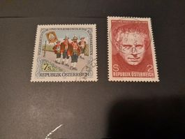 Lot de 2 Timbres Autrichiens Anciens - Collection!