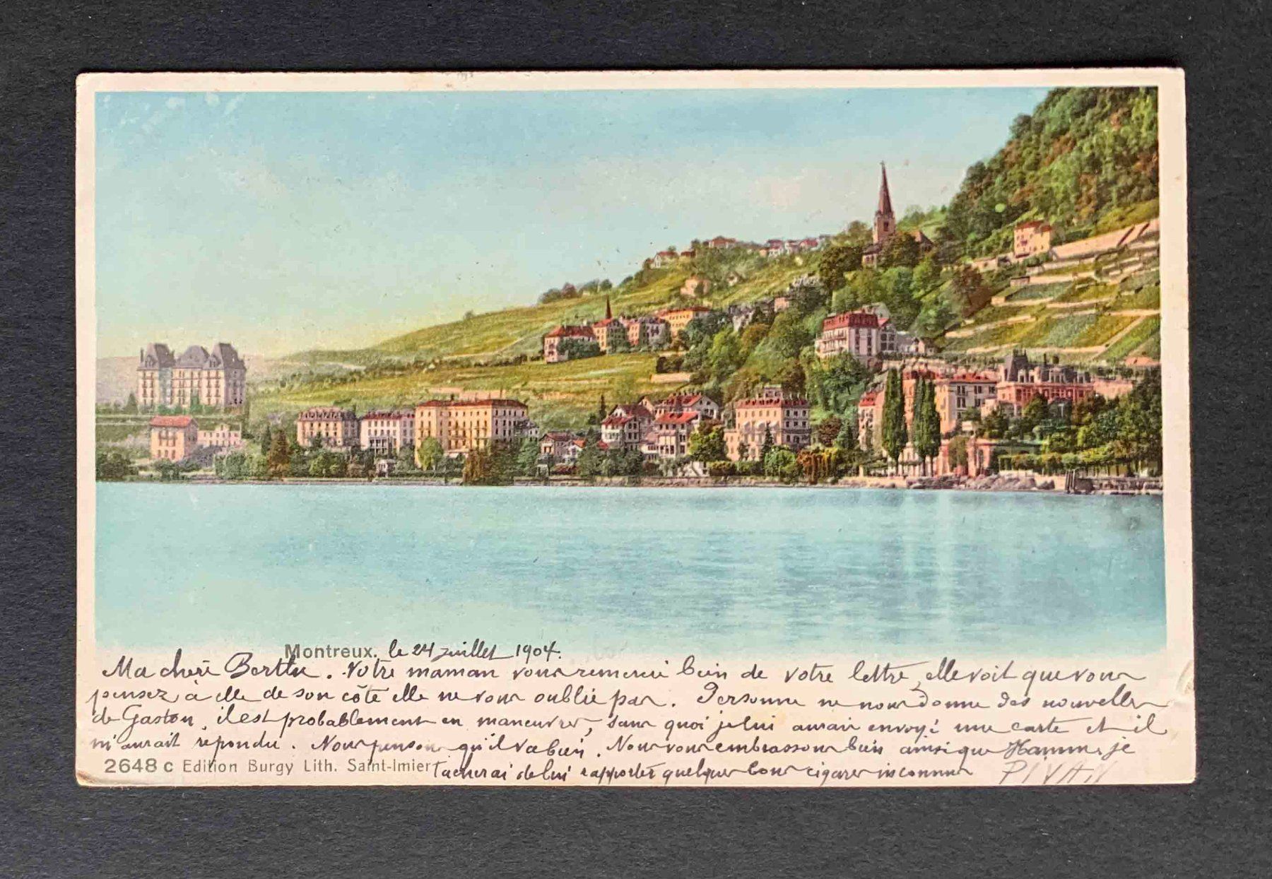 Cartoline postali: AK Montreux – Usato da Goldau venduto da artelier1