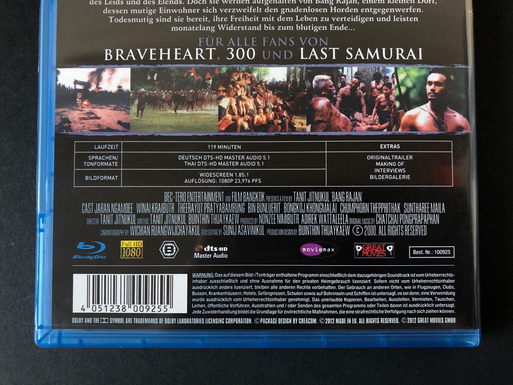 Tutti i DVDs: Bang Rajan (2000) - Bluray – Usato da Bern venduto da McFlurry_08 2