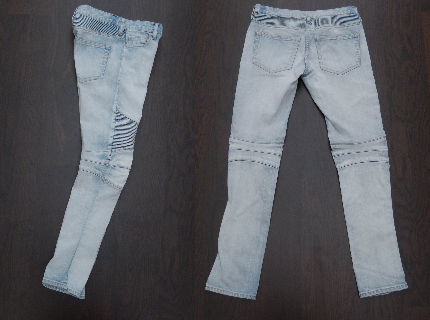 Balmain Jeans: Orig. BALMAIN Motorcycle Jeans Gr. 34-36 – Usato da Tuggen venduto da vivira 6