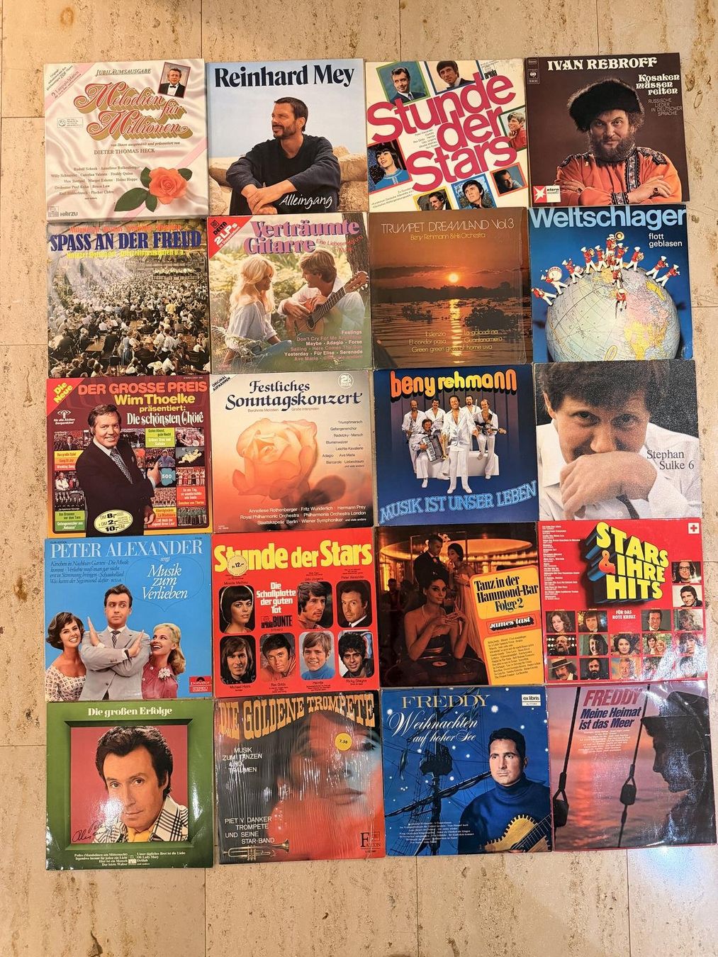 Dischi in vinile: 20 LP`s Schlager, Deutsche Interpreten – Usato da luterbach venduto da boxster4 1