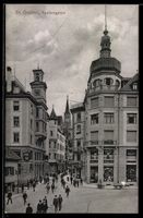 AK St. Gallen, Speisergasse mit Geschäften