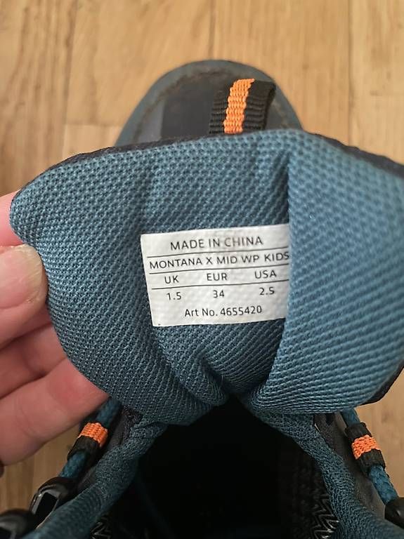 Scarpe per ragazzi: Wandernschuhe Kinder Gr 34 – Usato da Bern venduto da francesca35 3