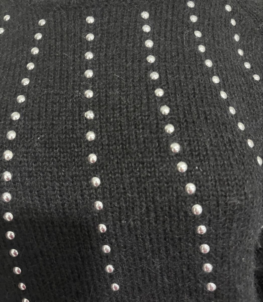 Pullover & Sweatshirts: Pull Sézane noir avec clous argentés taille S – Gebraucht aus Genève von Elophearse1204 2