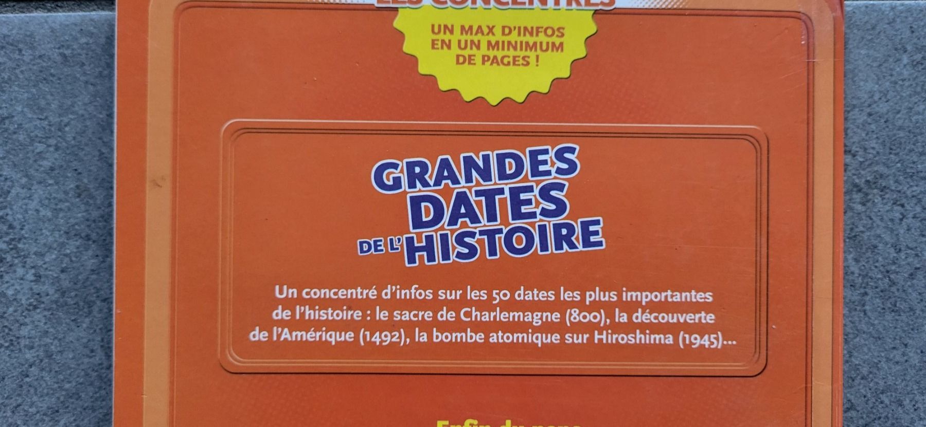 Libri: Grandes dates de l'histoire - Concentrés de Nathan – Usato da Sembrancher venduto da Jbc71 1