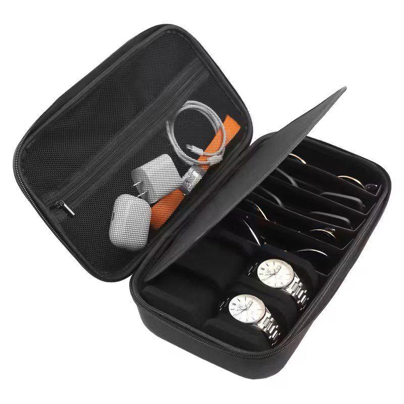 Altro per la casa: Multi-Functional Travel Organizer with 4 Watch Compartments – Nuovo (secondo la descrizione) da Bossonnens venduto da MMoudry3 1