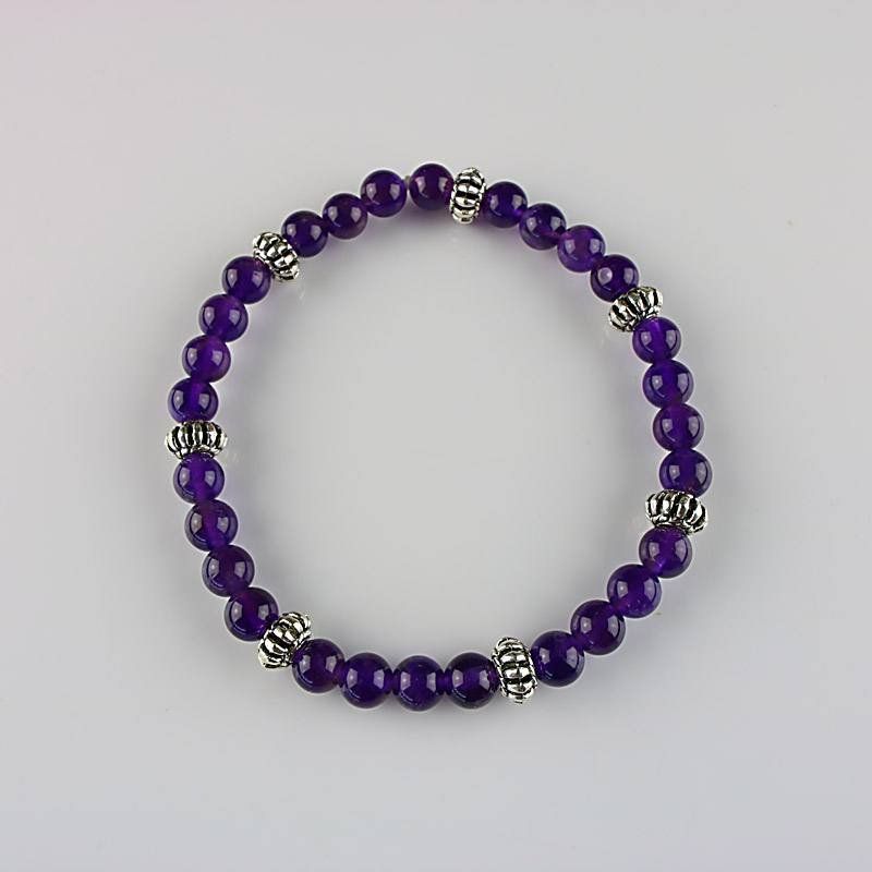 Bracciali & Braccialetti: Edelstein-Armband Amethyst - Ø 6 – Nuovo e nell'imballaggio originale da Mauren venduto da Yeelen