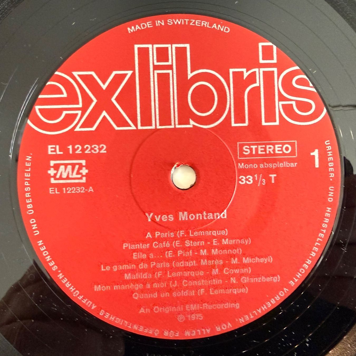 Dischi in vinile: YVES MONTAND - YVES MONTAND – Usato da Zürich venduto da fehlton 3