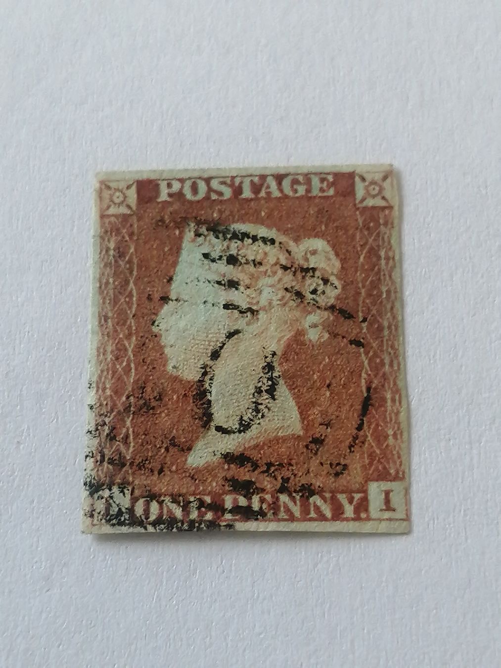Alle Briefmarken: One Penny Red 1847 – Gebraucht aus Happerswil von tschergi