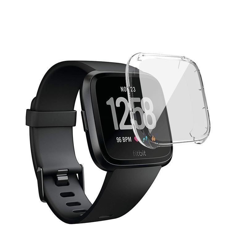 Cover & Protezioni schermo: Fitbit Versa 2 TPU Case + Display Schutz – Nuovo e nell'imballaggio originale da Zürich venduto da Watch-247 1