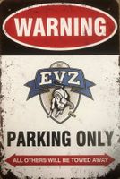 EV Zug Blechschild Eishockey National League Bossard Arena