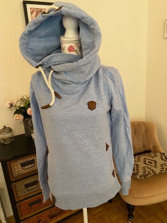 Naketano Maglioni & Felpe: Pull à capuche Naketano bleu clair – Usato da Boudevilliers venduto da made89