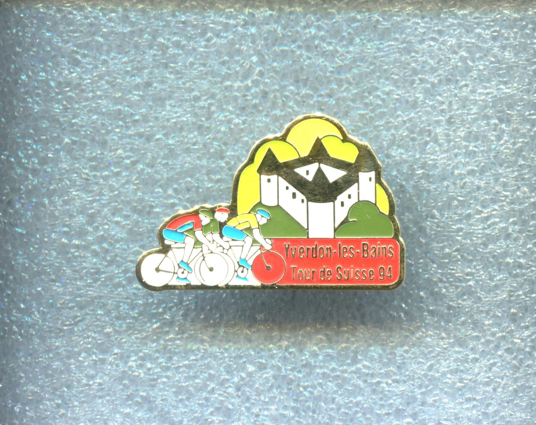 Placchette & Badge: Tour de Suisse '94  YVERDON – Usato da Winterthur venduto da Sammleroase