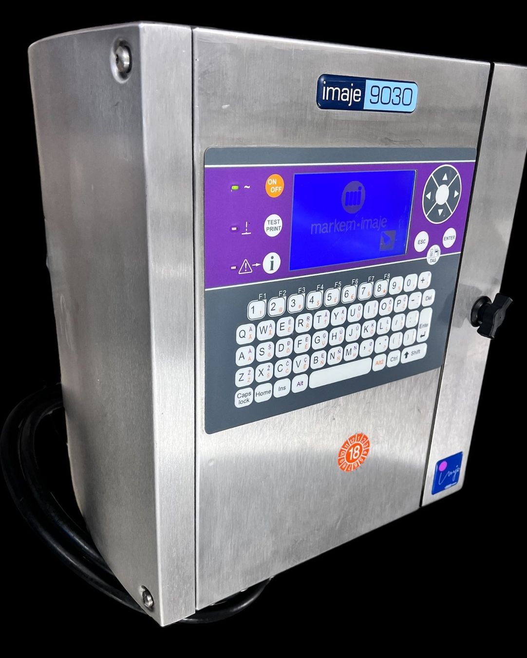 Accessori da laboratorio: Markem Imaje 9030 Compact Inkjet Printer – Usato da Niederdorf venduto da LeptonAG_Labor