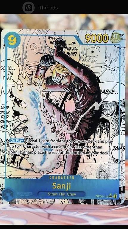 Carte collezionabili: One piece card Sanji Manga – Usato da Wollerau venduto da luana.grossi