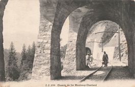 Montreux Oberland BE Alpenbahn Viadukt bahn
