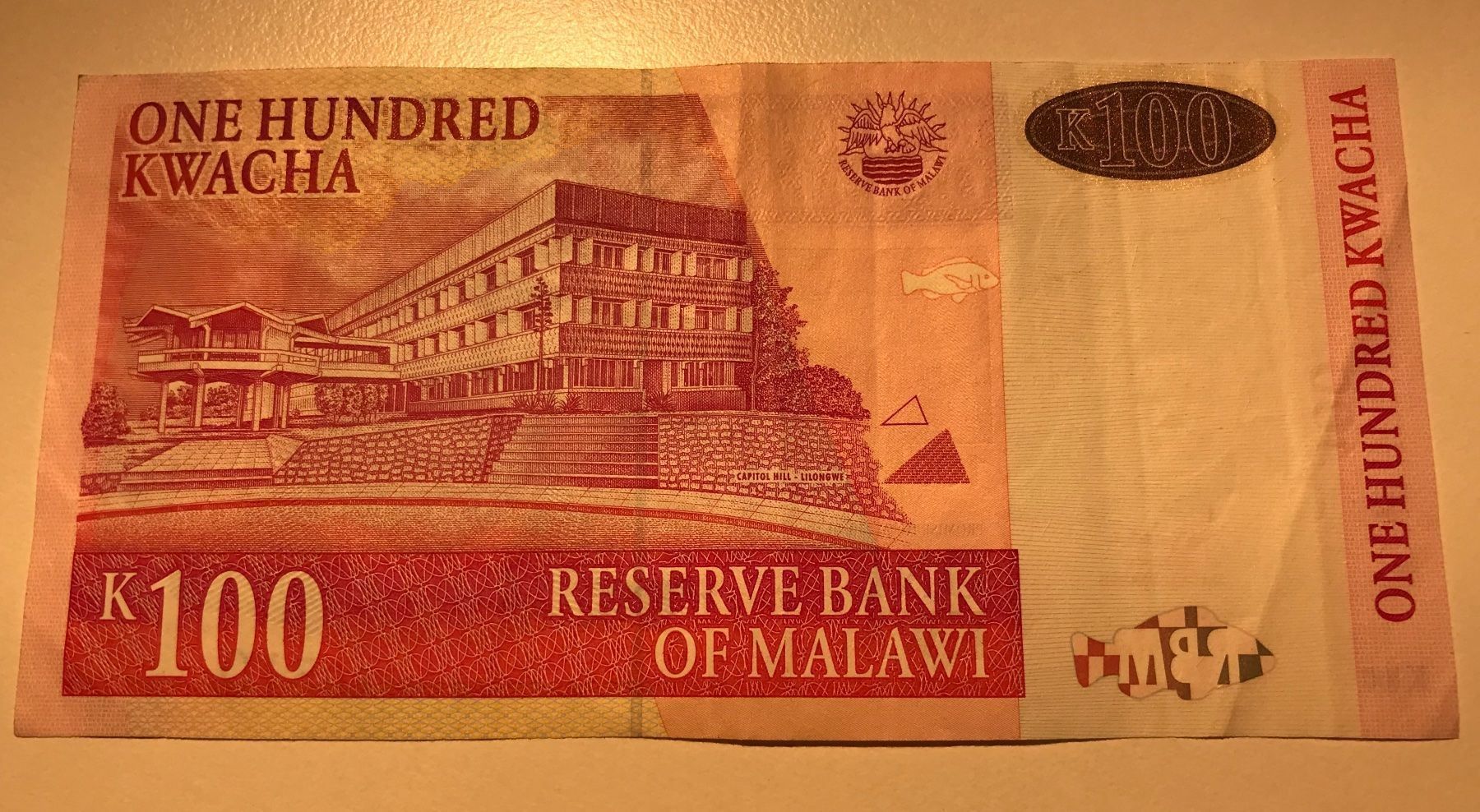 Banconote: Malawi, 100 Kwacha, 2005 – Usato da Algetshausen venduto da Carrhard 1
