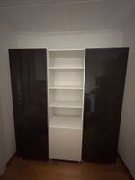 Armoire de bureau blanche avec portes laquées, bon état