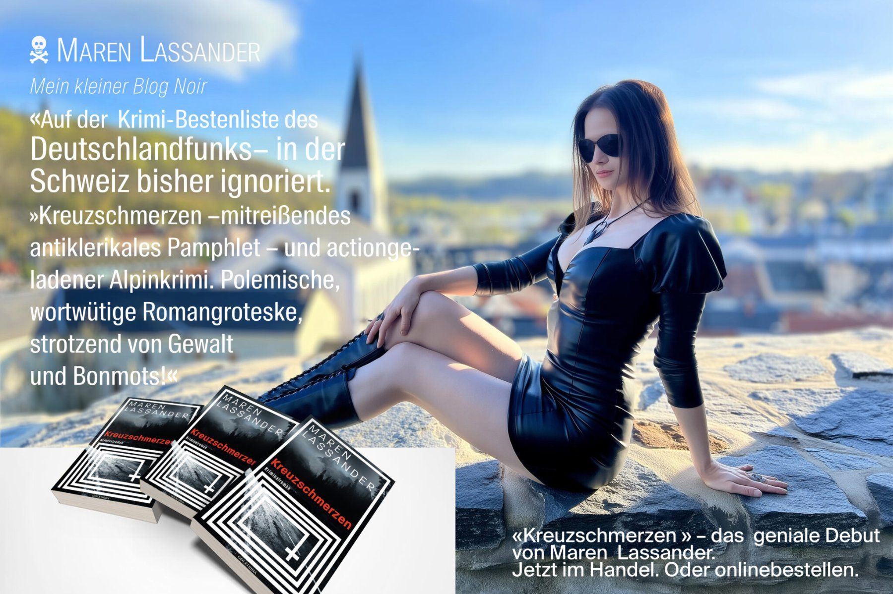 Bücher: Wallis-Kriminalroman Lassander "Kreuzschmerzen" – Neu und originalverpackt aus Riederalp von Kuhl69 1