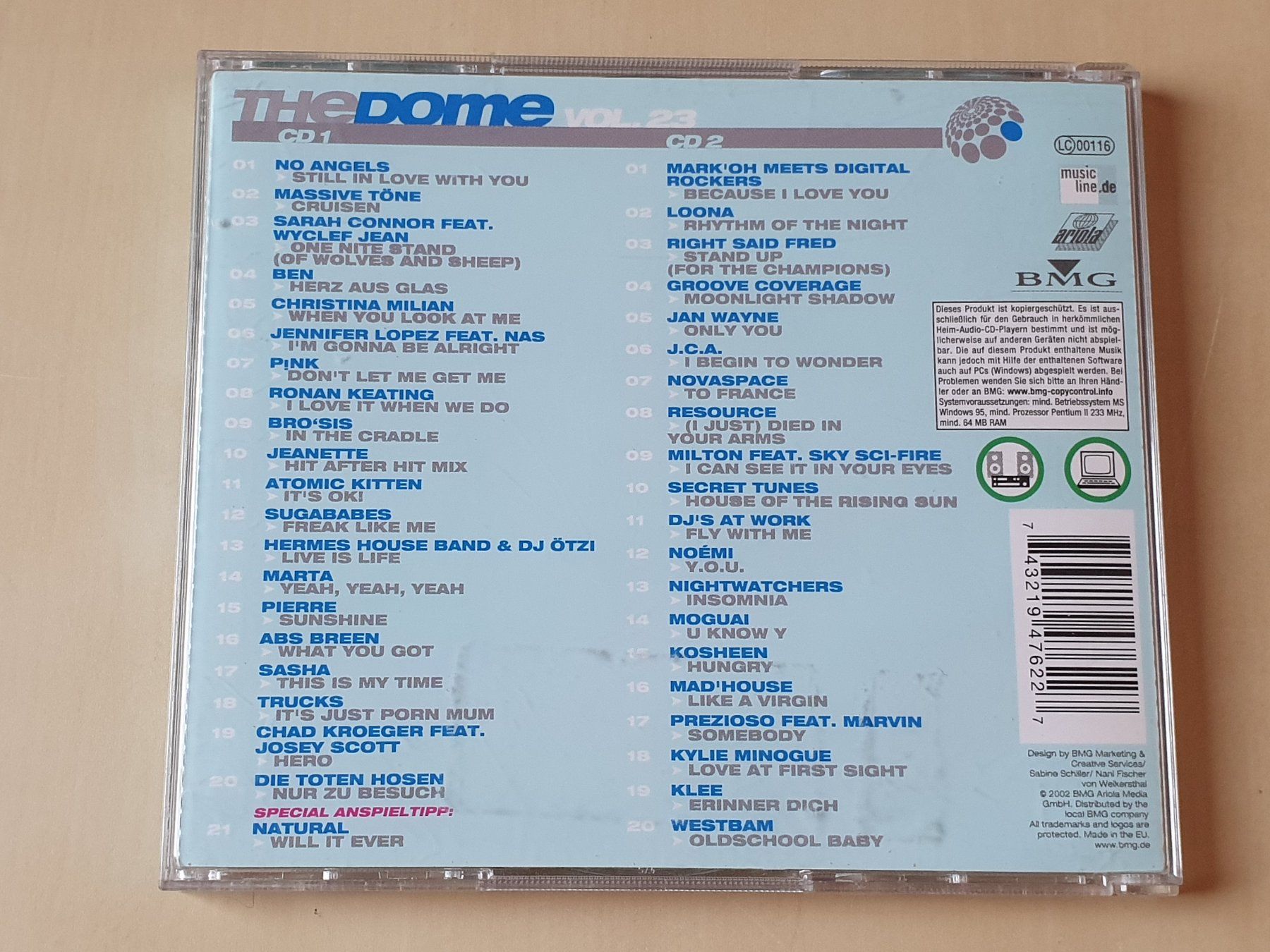 CDs: The Dome Vol. 23 – Gebraucht aus Stansstad von collectorsshop 1