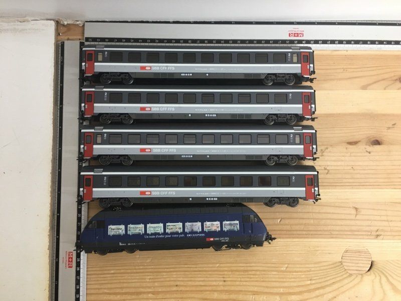 Modellini di ferrovie: SBB Eurocity AC Märklin/Roco – Usato da Büsserach venduto da ModellbahnDepot 2