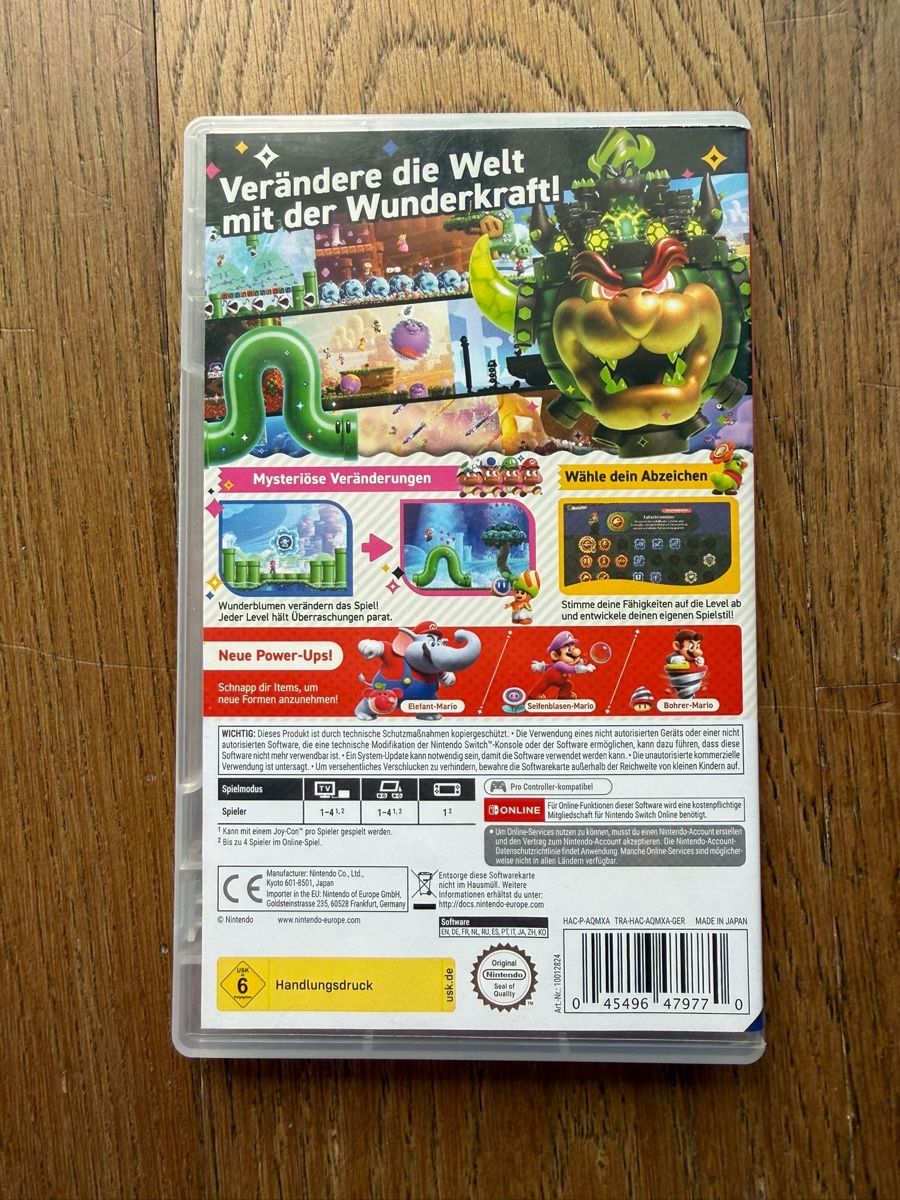 Nintendo Giochi: Super Mario Bros. Wonder / Nintendo Switch – Usato da Läufelfingen venduto da Seraphim13 1