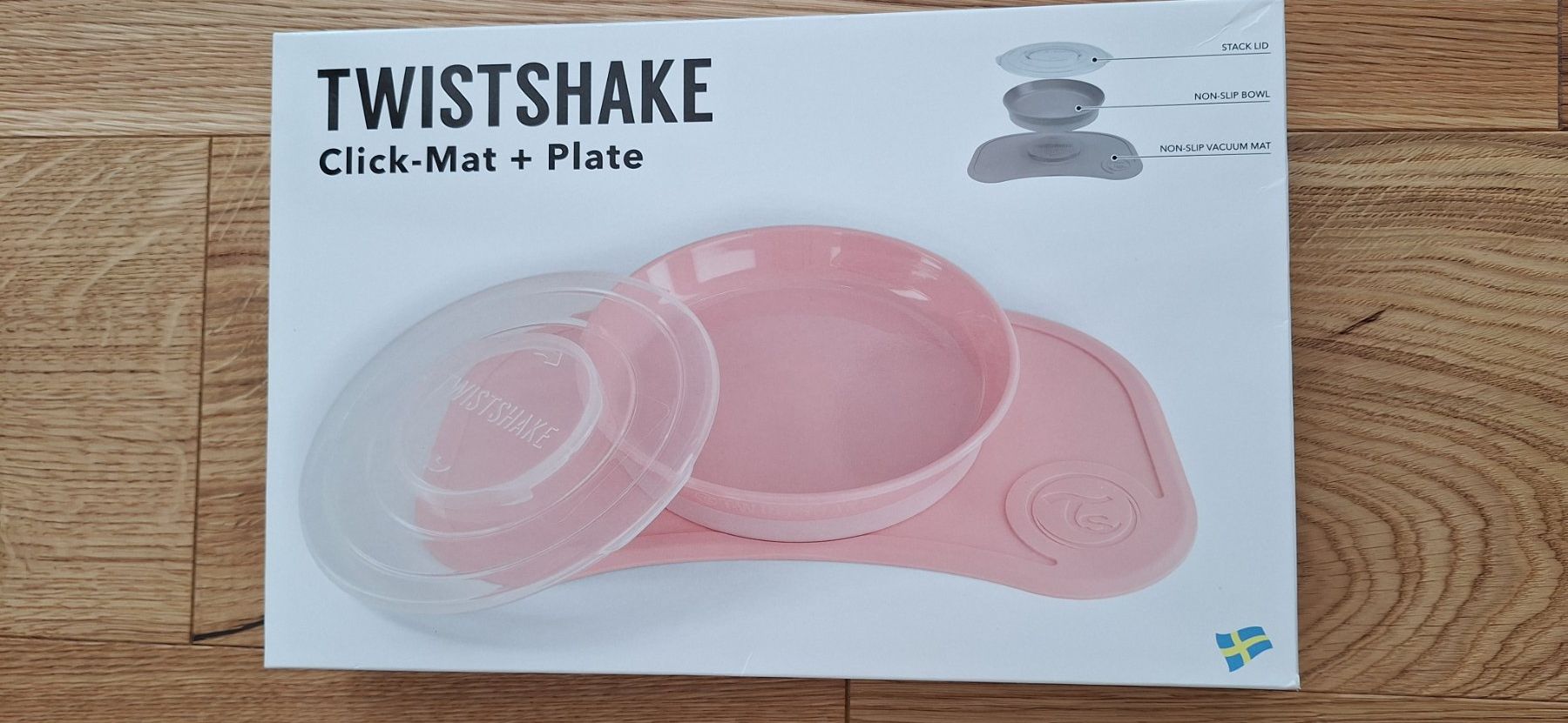 Piatti: TWISTSHAKE Click-Mat + Plate pink neu – Nuovo e nell'imballaggio originale da Killwangen venduto da sockenmeister