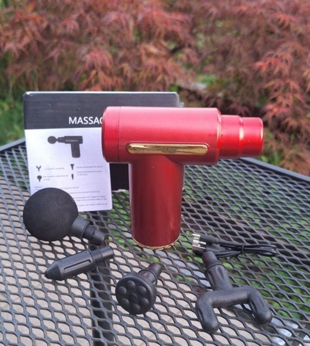 Dispositivi per massaggi: Mini Massage Gun, Rot, NEU. – Nuovo e nell'imballaggio originale da Zuzgen venduto da kup_dmw7 4