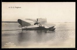 Foto-AK Sanke Nr. 315: A.E.G. Wasserflug
