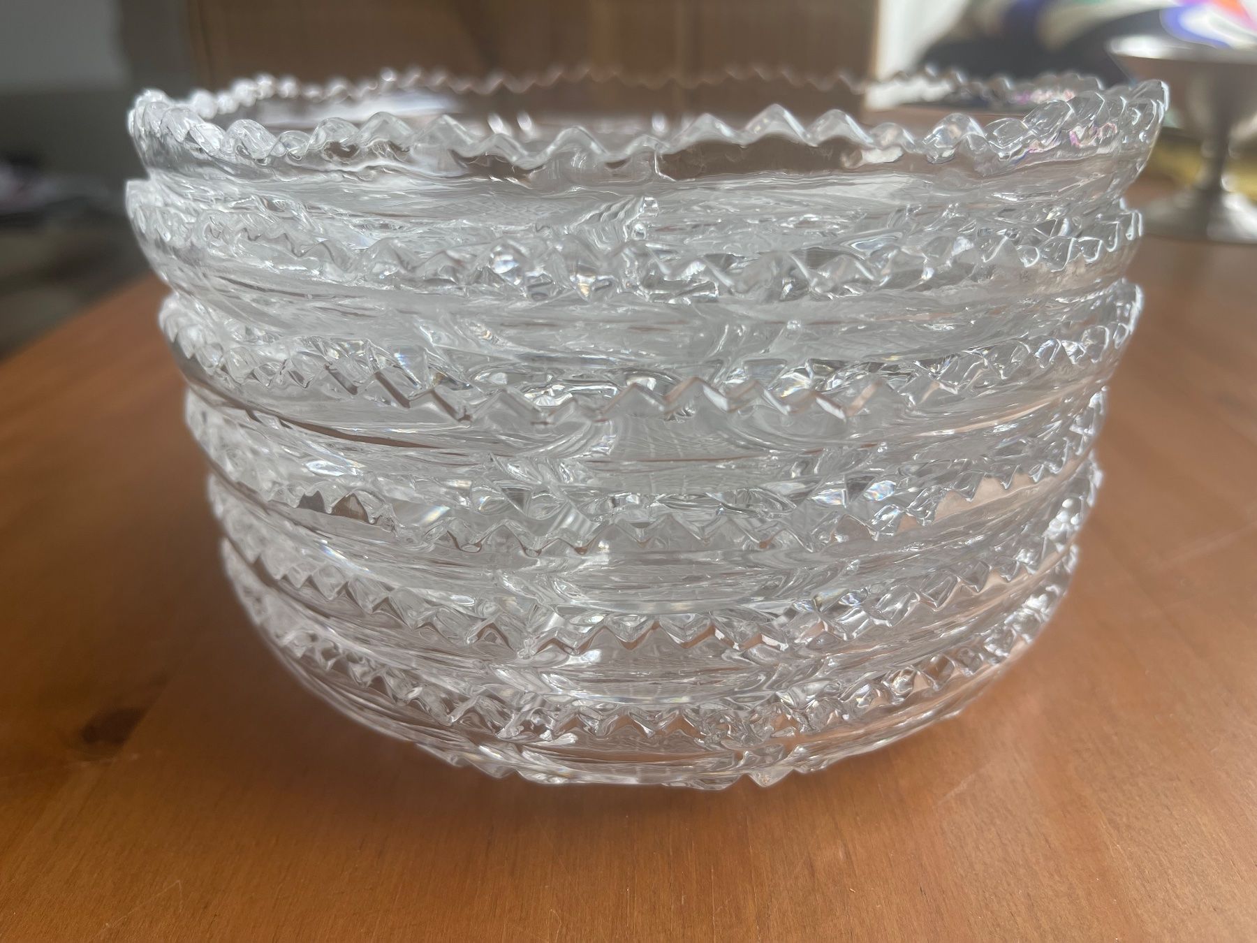 Teller: Kristall 6 Stück Brot Salat oder Dessert Teller – Gebraucht aus Nussbaumen AG von HelenaDavid1910 4